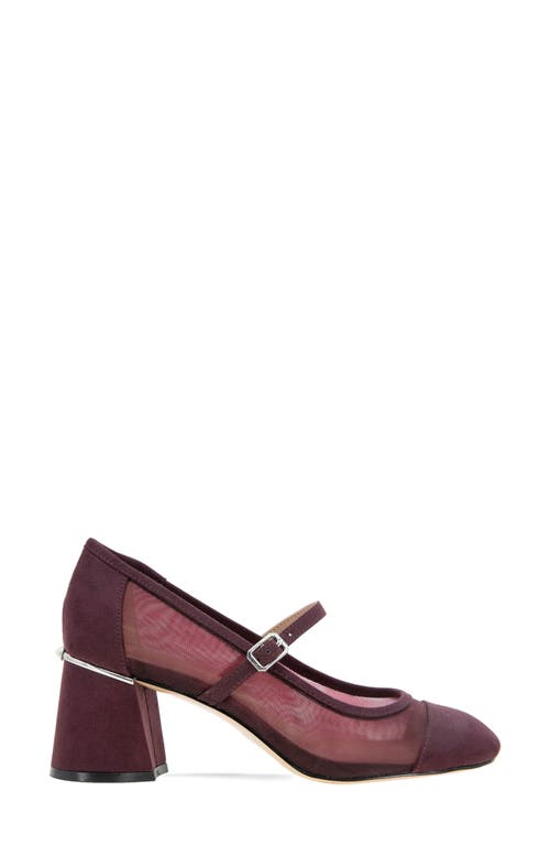 Bcbg Millie Mary Jane Pump In Burgundy