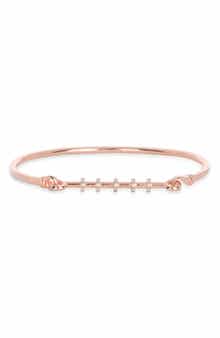 MESHMERISE Diamond Row Bangle Bracelet