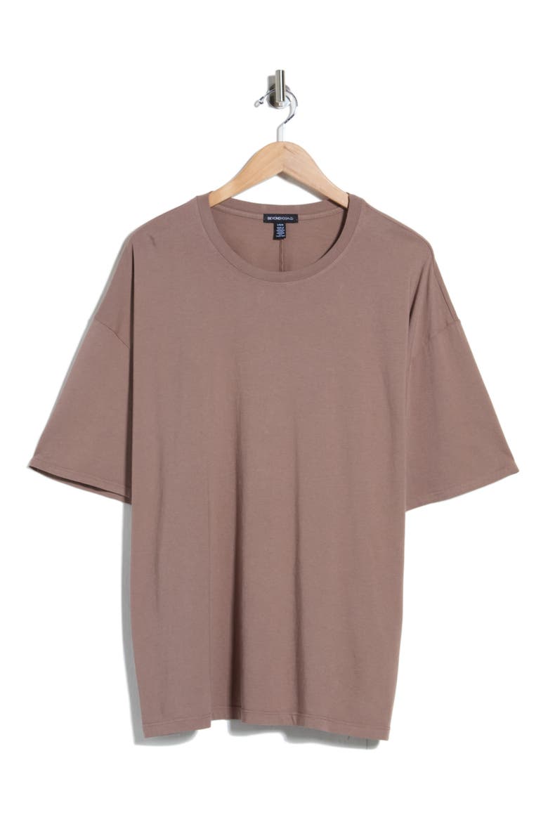 Oversize Organic Cotton T-Shirt, Main, color, NEUTRAL MAUVE