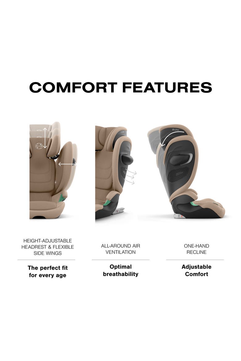 Solution G2 Booster Seat, Alternate, color, ALMOND BEIGE