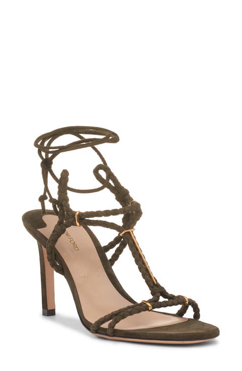 Lily Braided Strap Stiletto Sandal (Women)