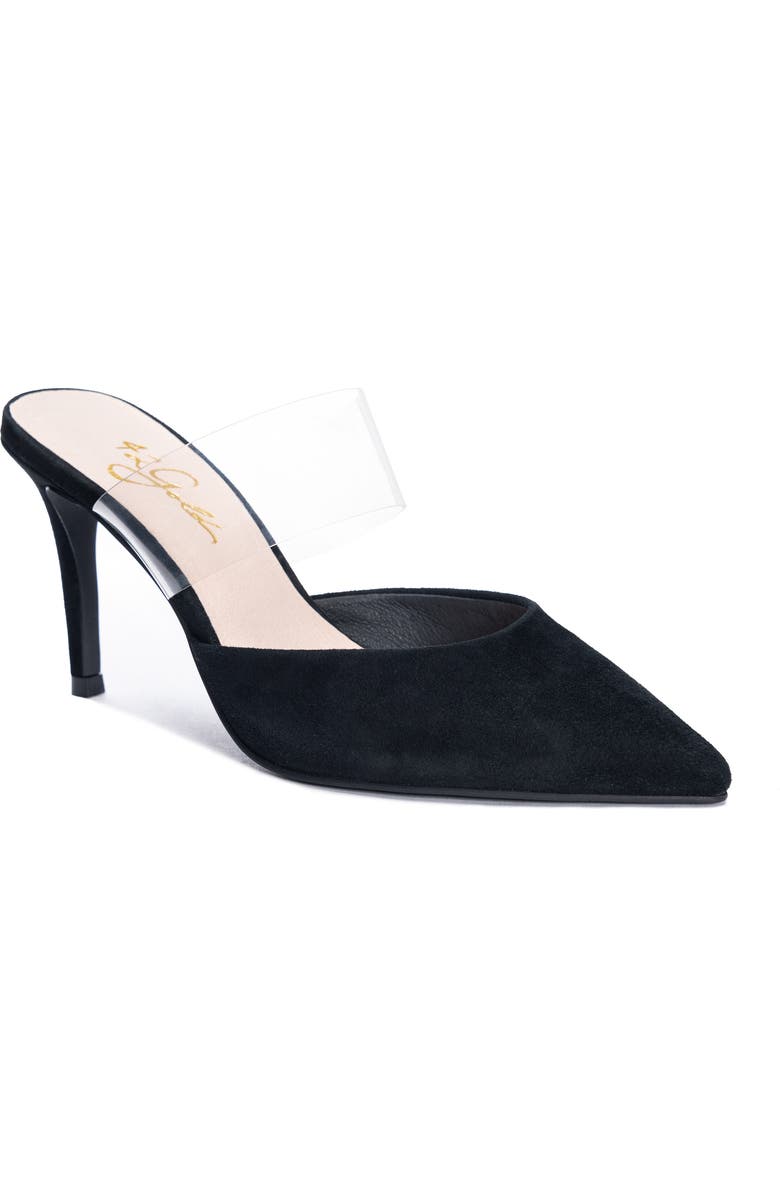 42 Gold Ronnie Pointed Toe Mule, Main, color,