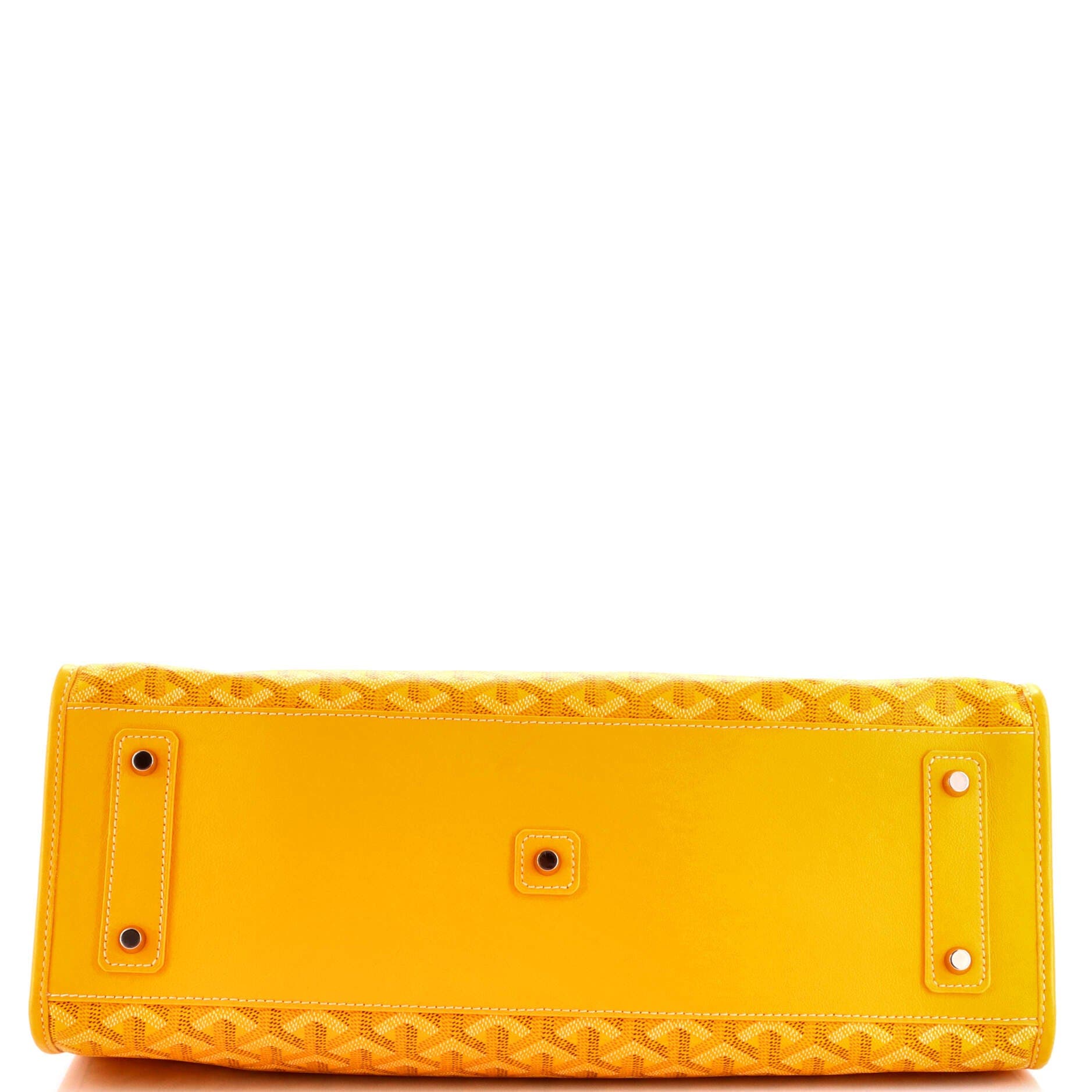 Pre-Owned Goyard Marquises Bag Coated Canvas, Alternate, color, Yellow