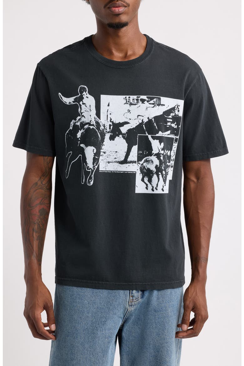 America's Sport Cotton T-Shirt, Main, color, WASHED BLACK