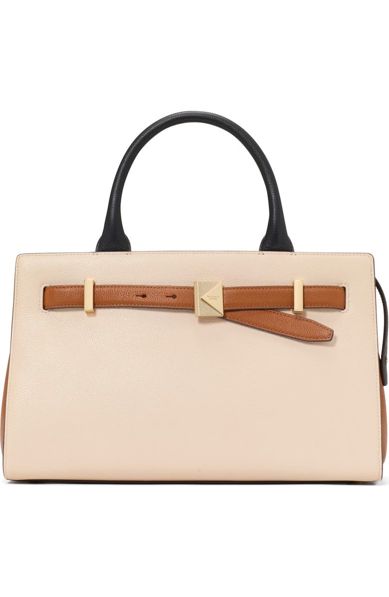 Kate Spade New York deco colorblock leather handbag, Main, color,
