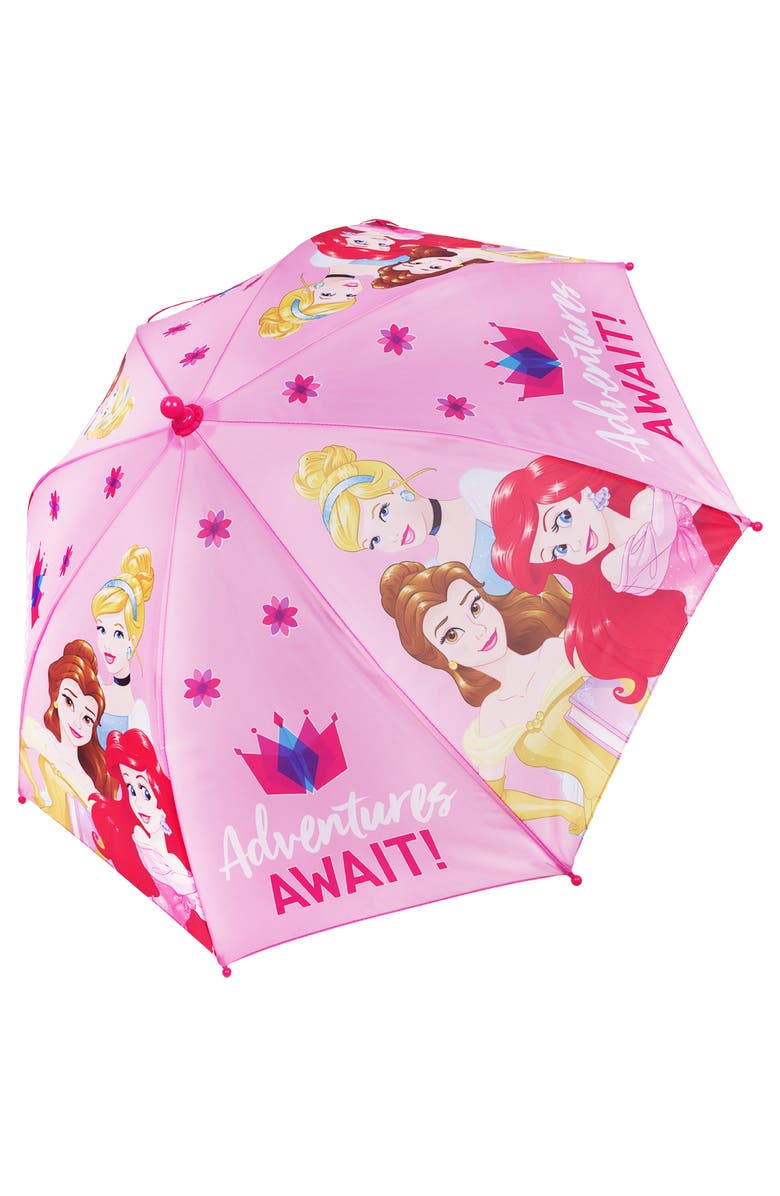 Disney Princess "Adventures Await" Kids Umbrella, Alternate, color, Pink
