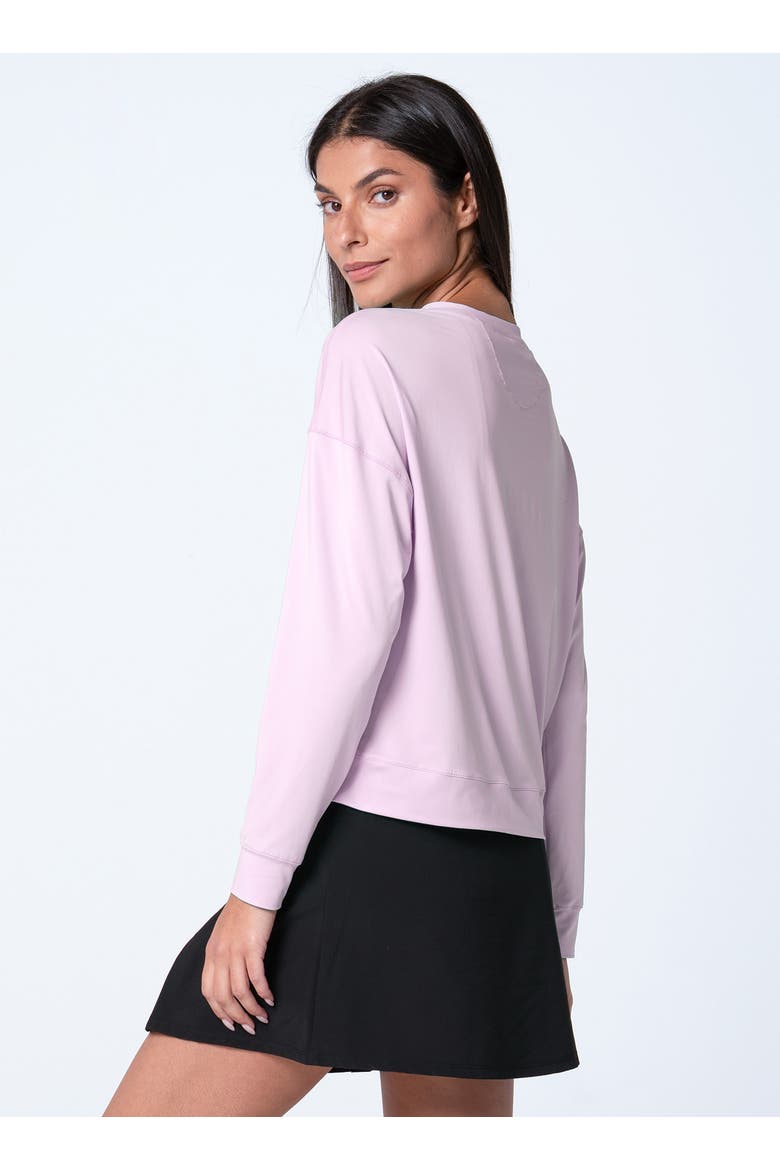Hype Long Sleeve, Alternate, color, Pink Sand