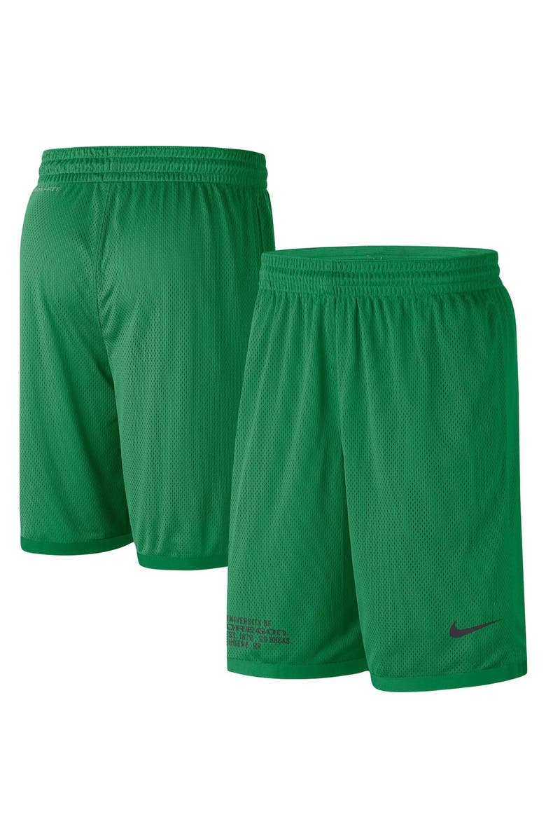 Nike Men's Nike Green Oregon Ducks Performance Mesh Shorts, Main, color, 