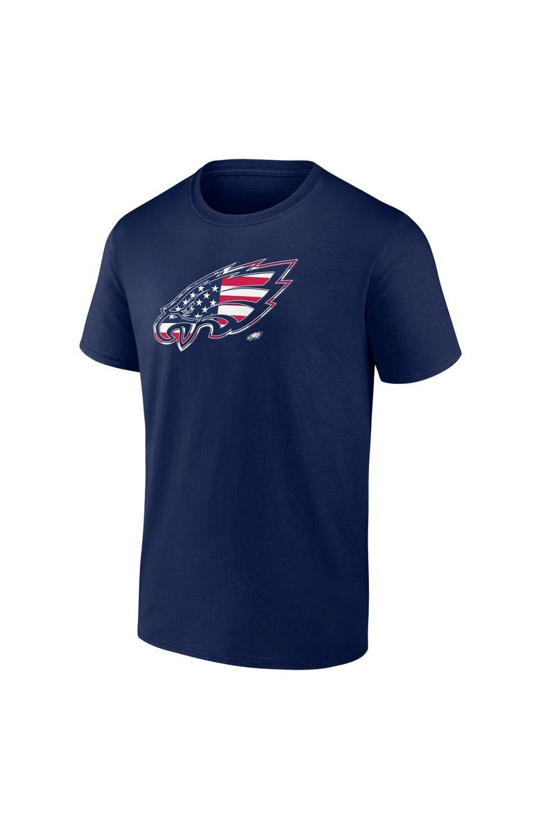 FANATICS Men's Fanatics  Navy Philadelphia Eagles Big & Tall Americana T-Shirt, Alternate, color, Navy