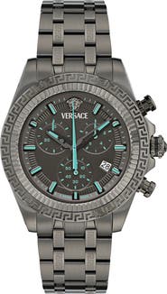 Versace Fornax Chronograph Bracelet Watch, 43mm