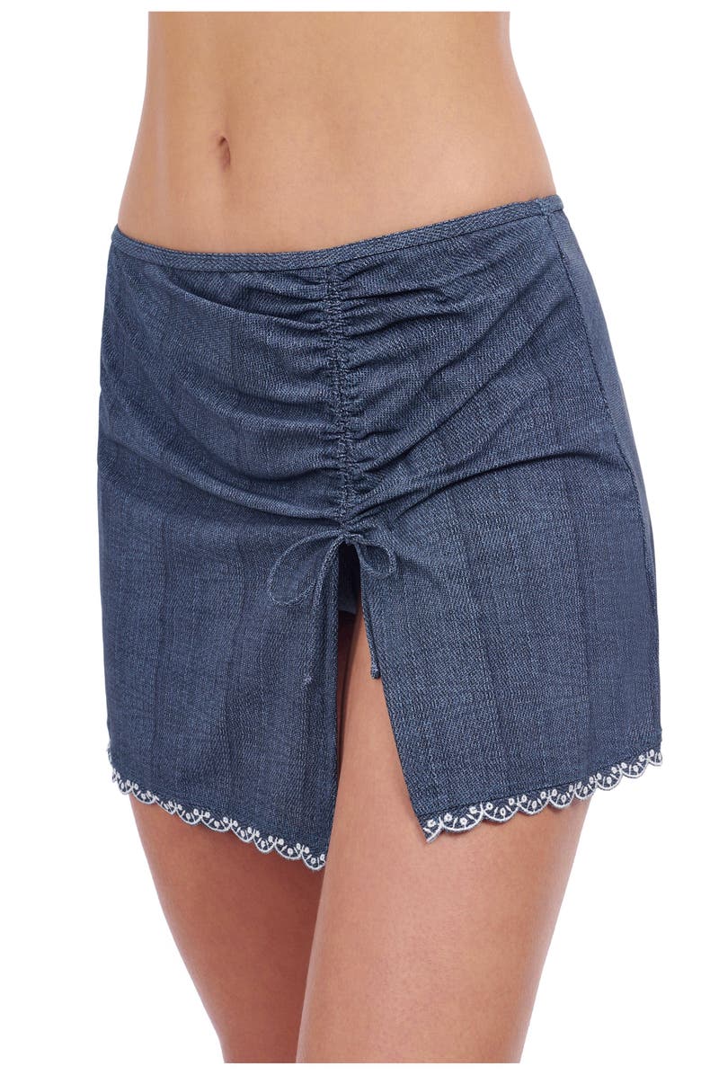 Profile by Gottex Isabelle Side Slit Skirt Pant, Alternate, color, 