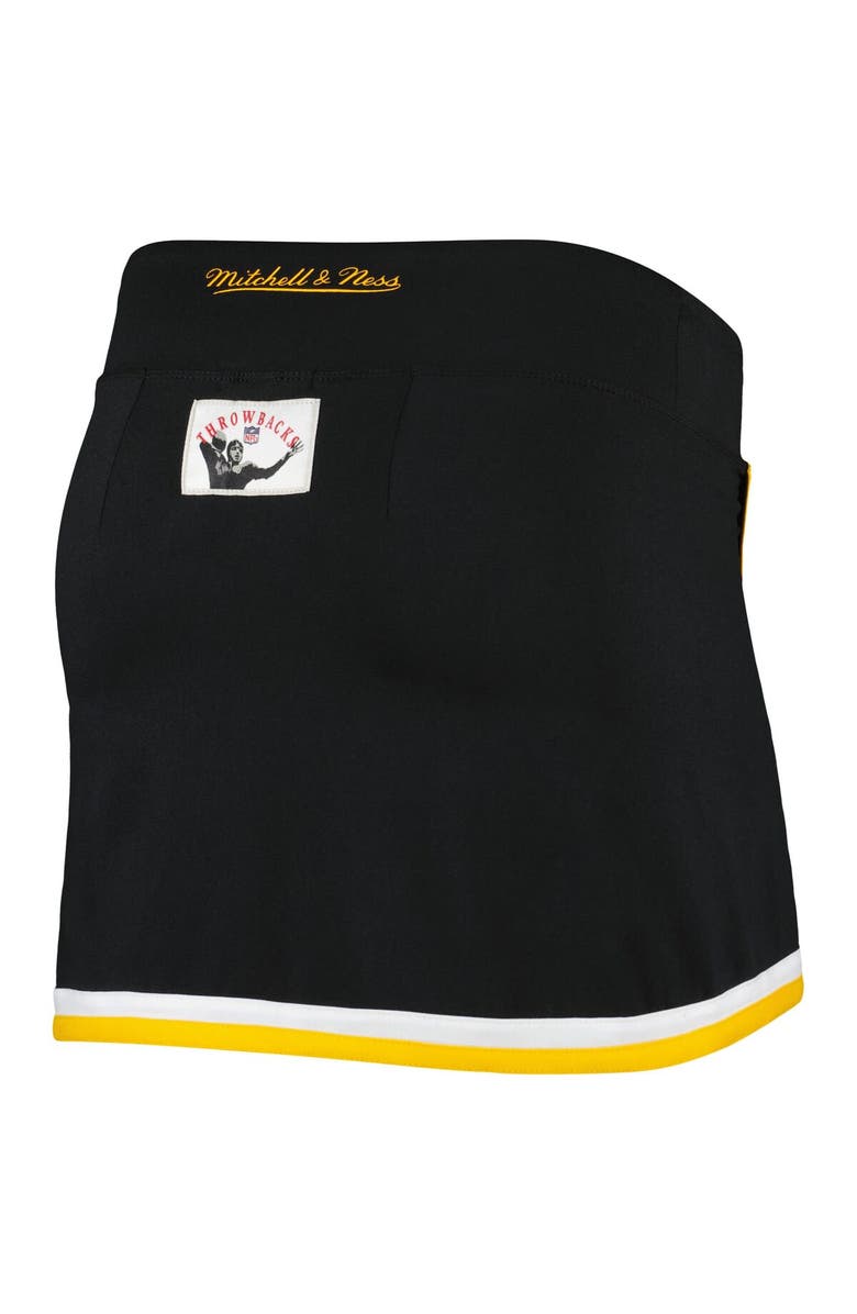 Mitchell & Ness Women's Mitchell & Ness  Black Pittsburgh Steelers Skort, Alternate, color, 