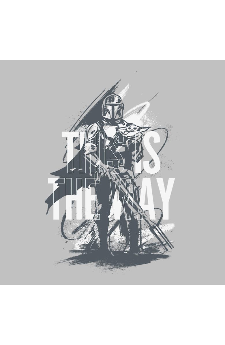 Star Wars: The Mandalorian and Grogu Women's Star Wars The Mandalorian and Grogu This Is the Way Painting  Graphic T-Shirt, Alternate, color, Athletic Heather