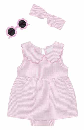 Petit Lem’s Mini Threads 3-Piece Collared Dress Set