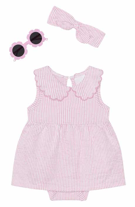 Petit Lem’s Mini Threads 3-Piece Collared Dress Set