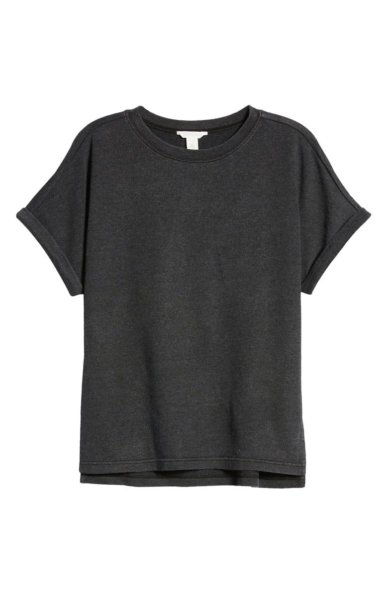 Caslon<sup>®</sup> Dolman Sleeve French Terry T-Shirt, Alternate, color,