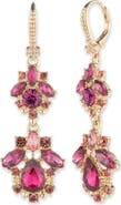 Marchesa Cluster Double Drop Earrings