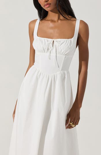 Plissé Maxi Dress