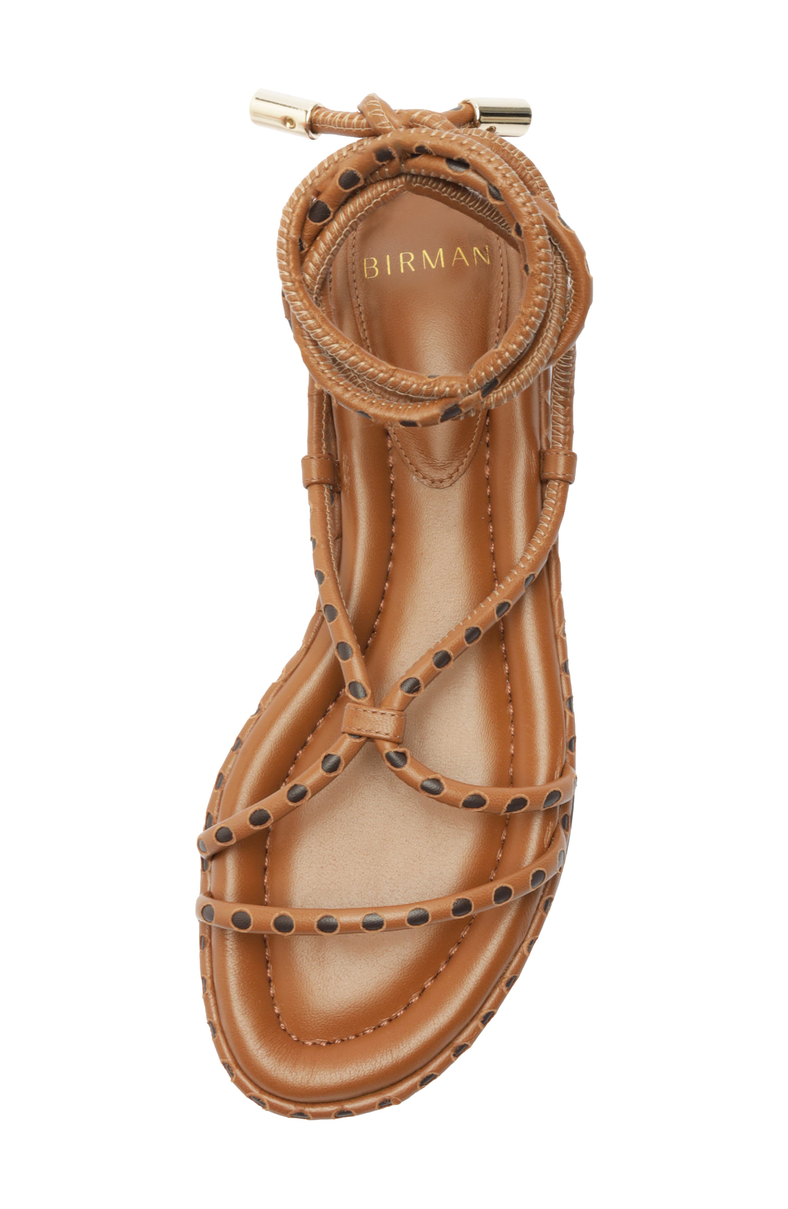 Donna Ankle Wrap Sandal, Alternate, color, ESPRESSO/ DARK BROWN