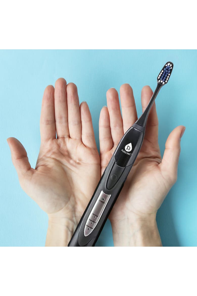Sonic Movement Rechargeable Electric Toothbrush, Alternate, color, BLACK