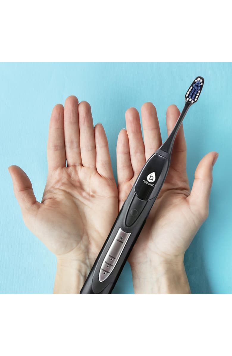 PURSONIC Sonic Movement Rechargeable Electric Toothbrush, Alternate, color, Black
