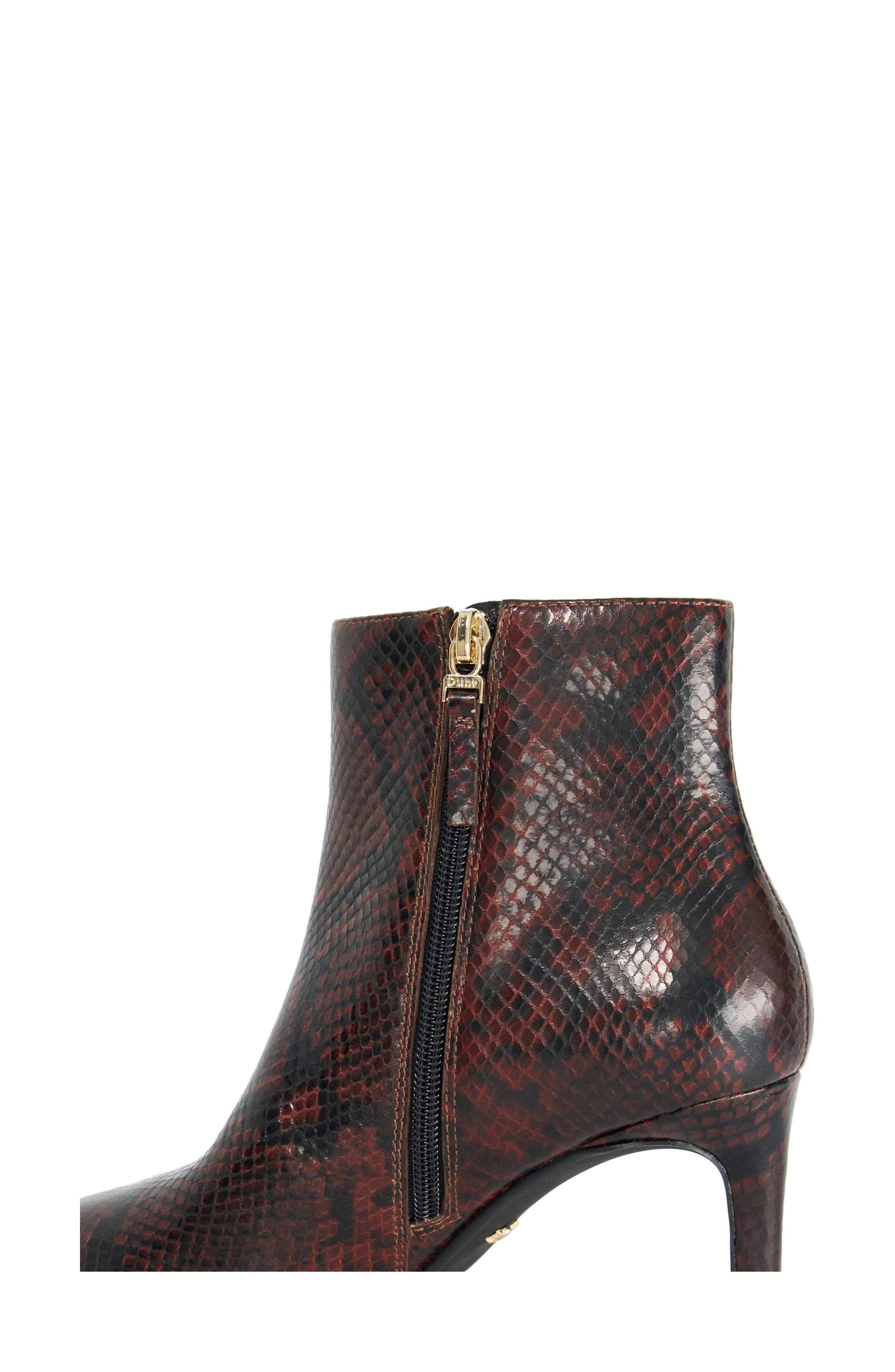 Obsessively Pointed Toe Bootie, Alternate, color, BROWN