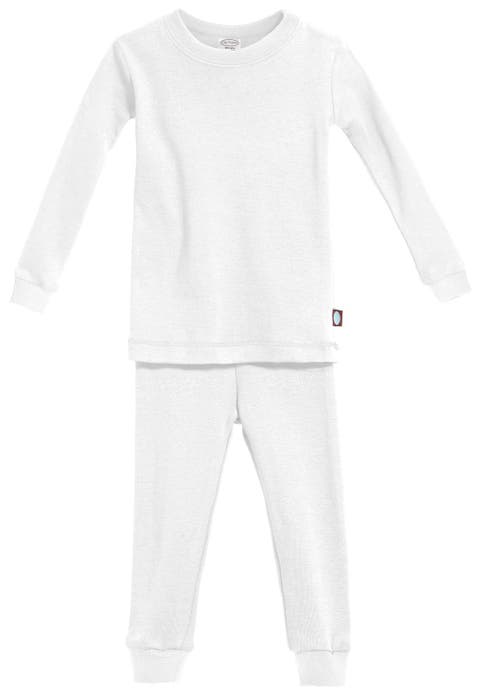 Boys and Girls Soft 100% Organic Cotton Pajama Set (Toddler, Little Kid, Big Kid)
