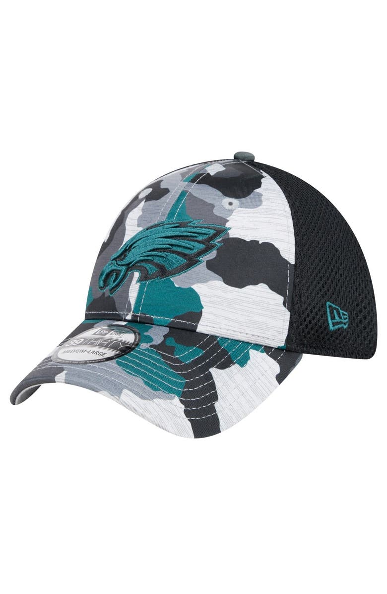 New Era Men's New Era Camo/Black Philadelphia Eagles Active 39THIRTY Flex Hat, Main, color,