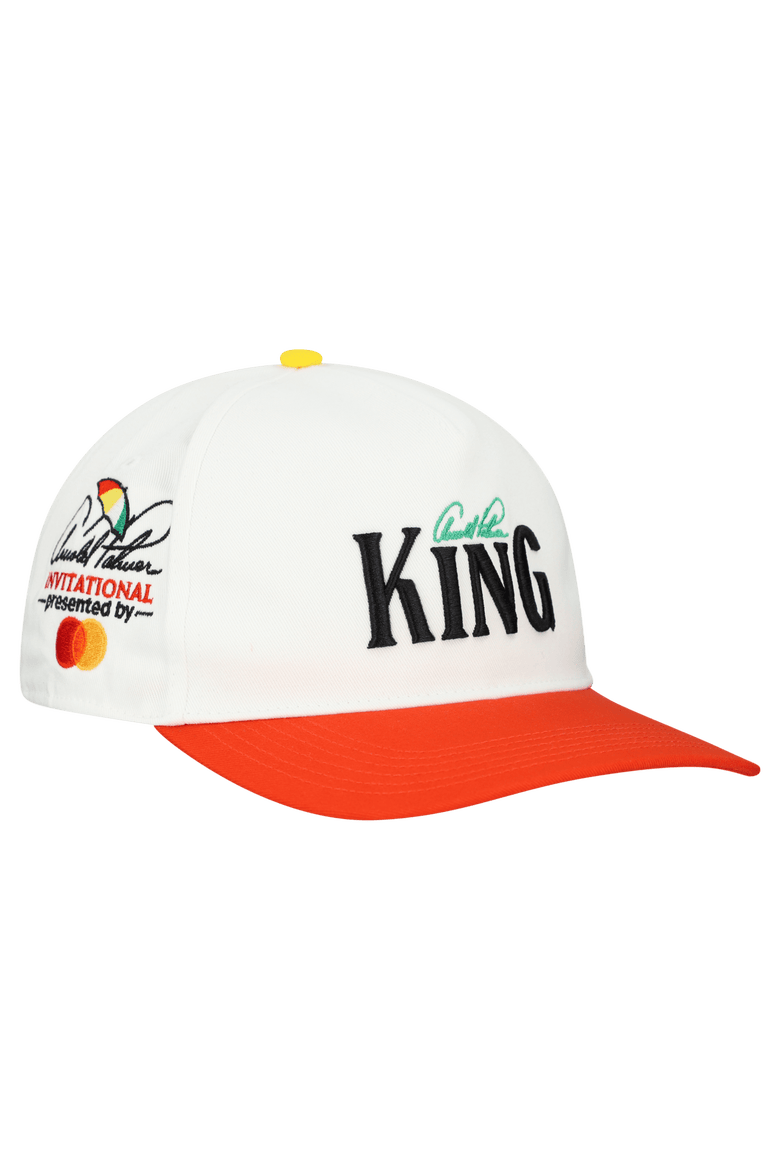 Men's Puma White Arnold Palmer Invitational King Adjustable Hat, Main, color, White