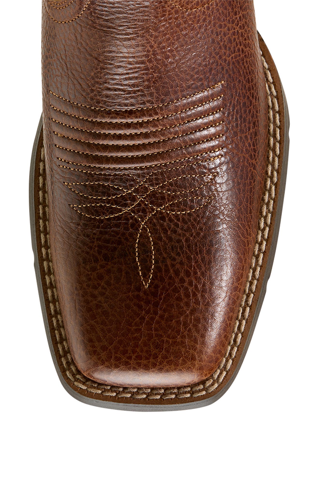 Ariat Round Up Holly Western Boot, Alternate, color, Beasty Brown/ Metallic Sea