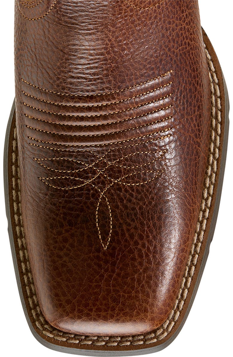 Ariat Round Up Holly Western Boot, Alternate, color, Beasty Brown/ Metallic Sea