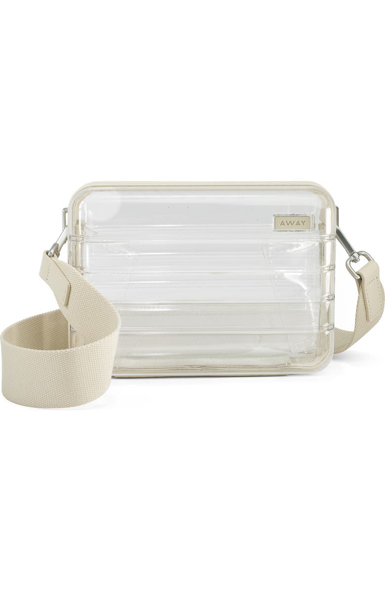 Away The Stadium Bag, Main, color, Clear