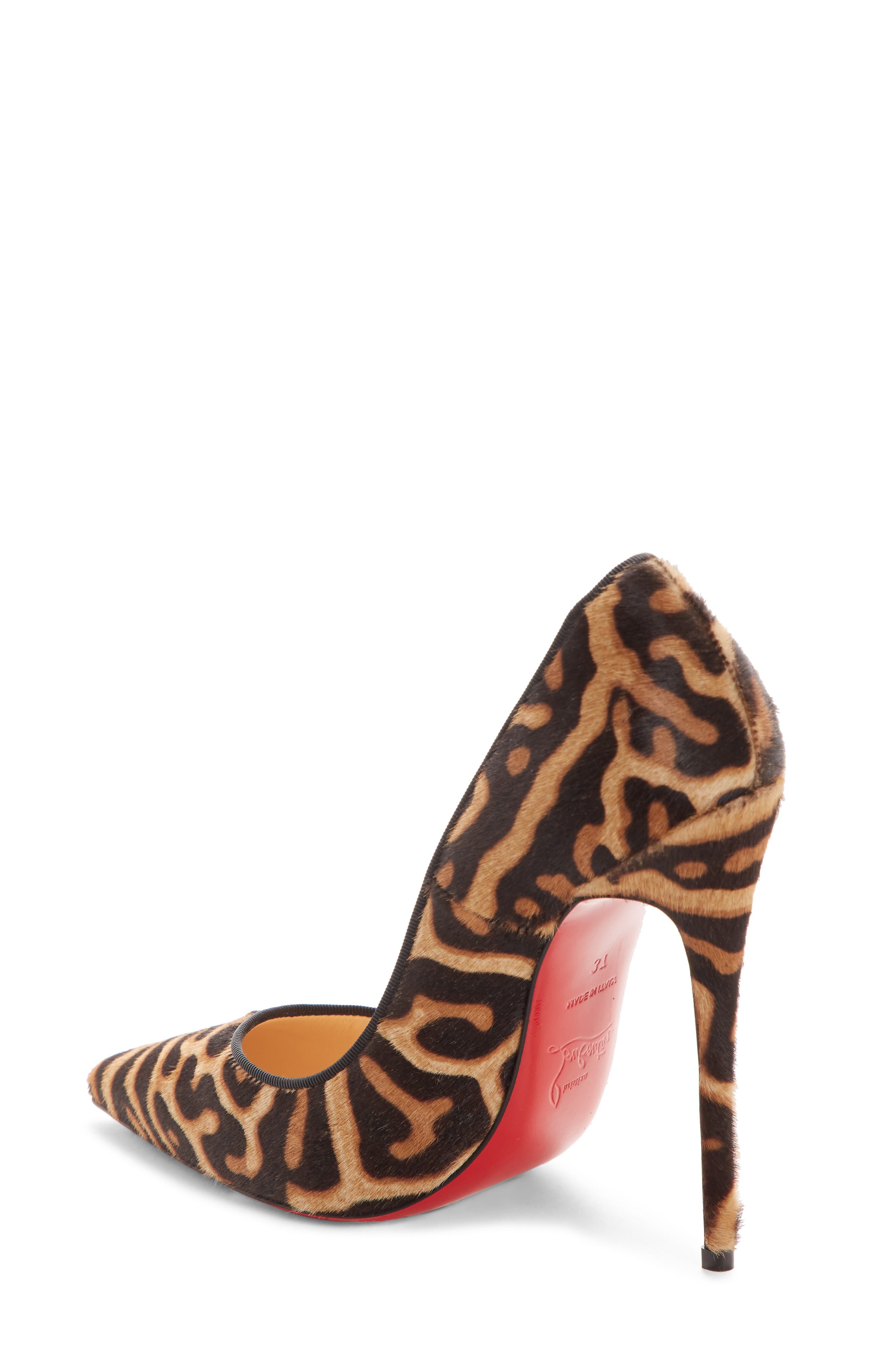 Christian Louboutin So Kate Genuine Calf Hair Pump, Alternate, color, 