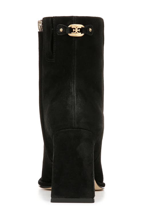 Sam Edelman Irie Square Toe Bootie In Black