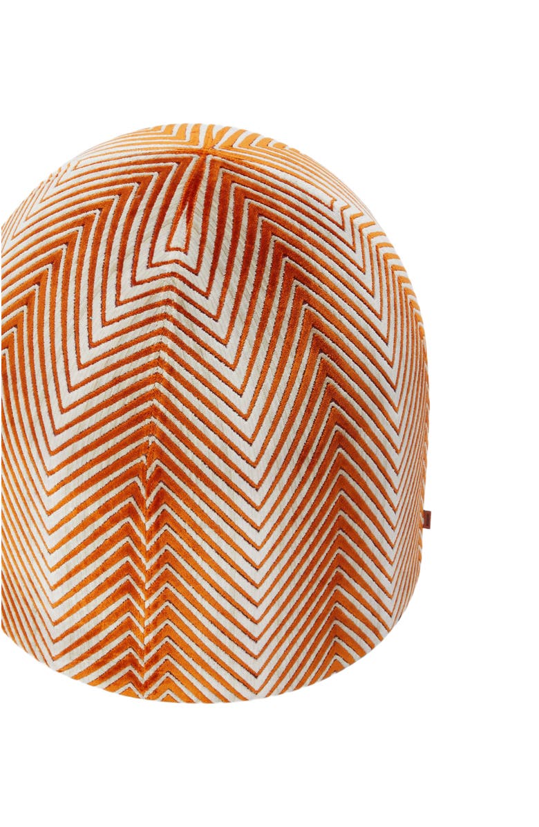 Missoni Home Ziggy Pouf 50x50 Cm, Alternate, color, Orange Multicoloured