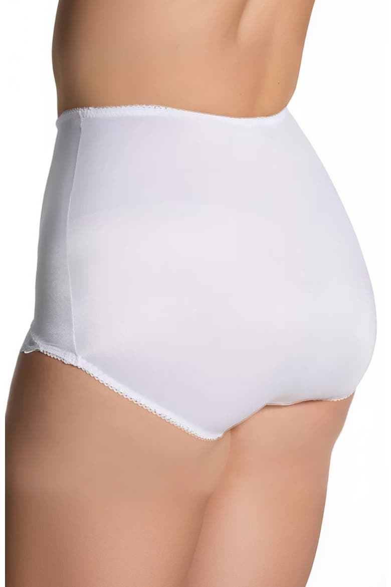 Light Shaping Panty with comfort V-Leg lace design, Alternate, color, White