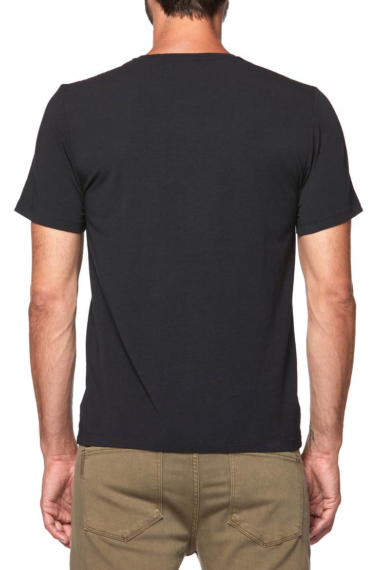 Cash Stretch Crewneck T-Shirt, Alternate, color, BLACK