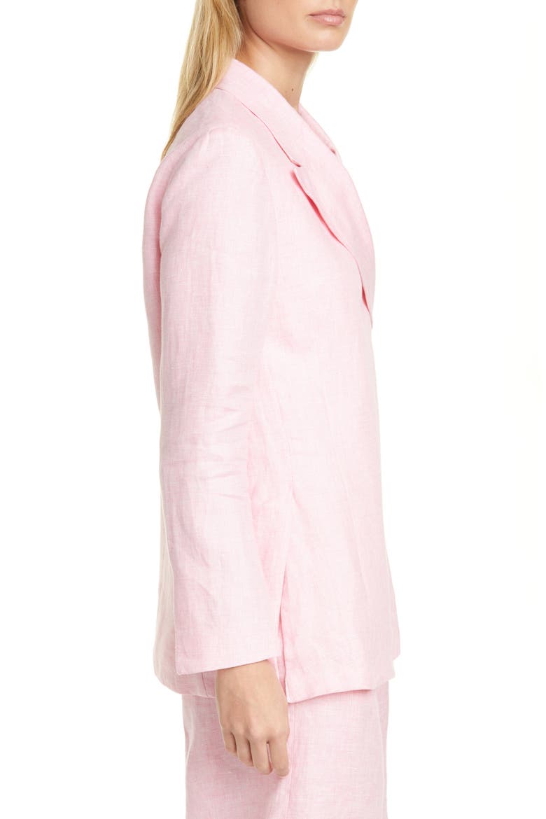Viv Linen Blazer, Alternate, color, CONCH SHELL