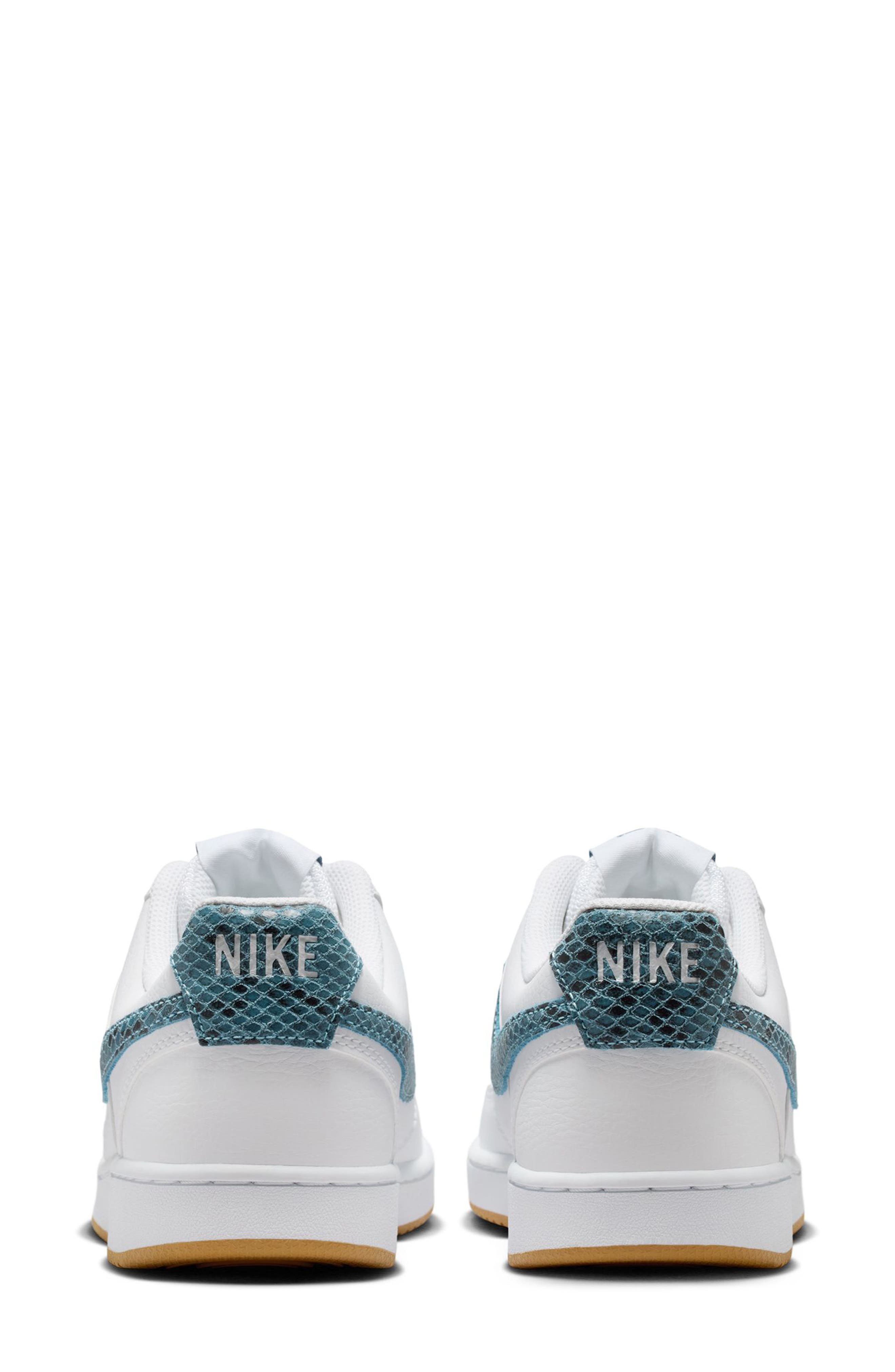Nike Court Vision Low Profile Sneakers, Alternate, color, White/ Blue/ Brown