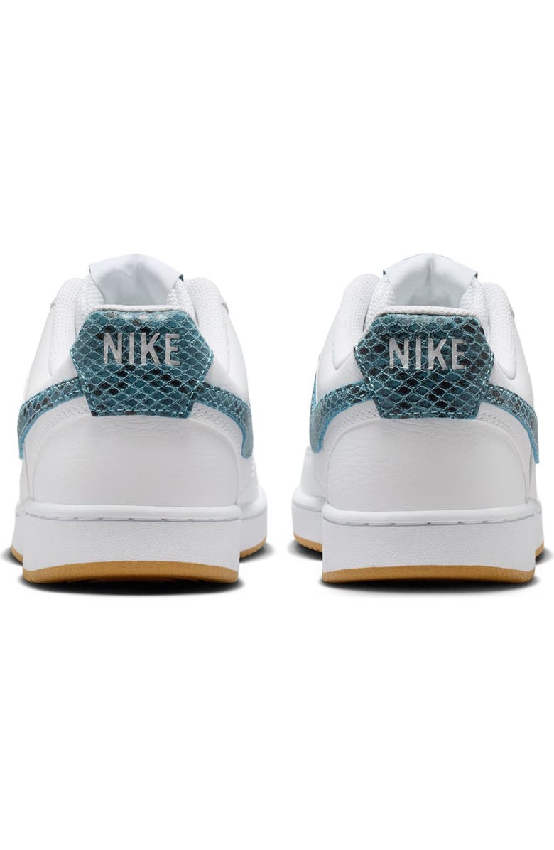 Nike Court Vision Low Profile Sneakers, Alternate, color, White/ Blue/ Brown