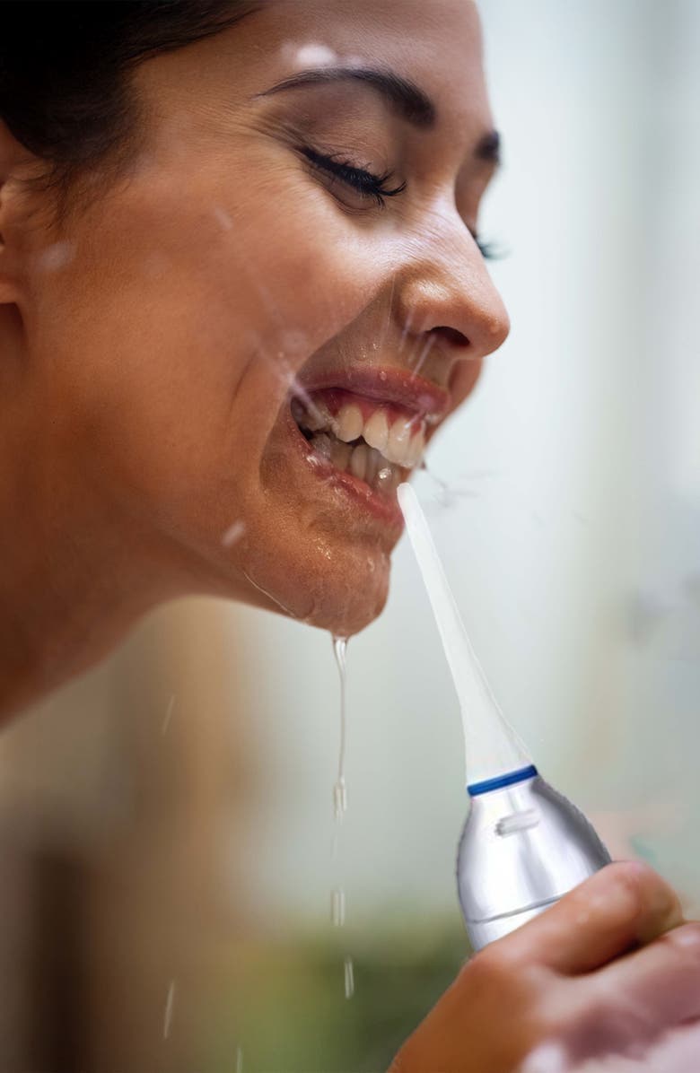 PURSONIC Rechargeable Electric Toothbrush & Rechargeable Water Flosser, Alternate, color, Silver