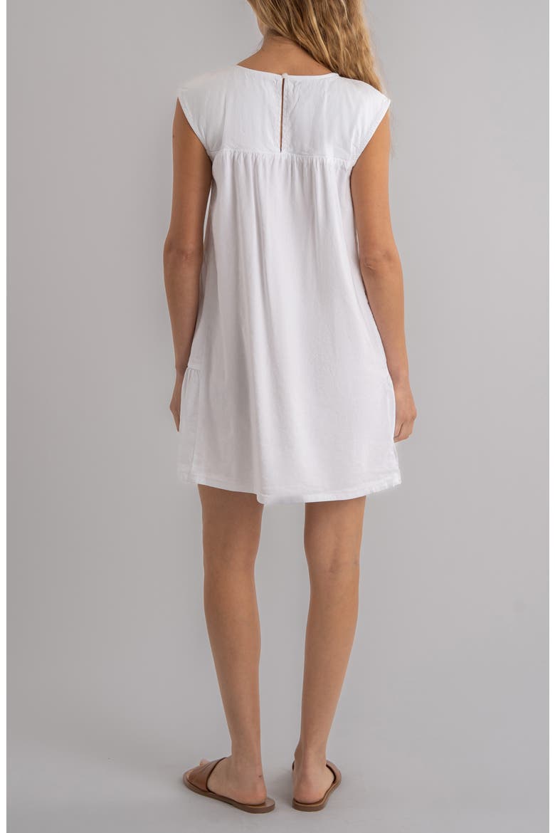 Alice Cap Sleeve Shift Dress, Alternate, color, WHITE