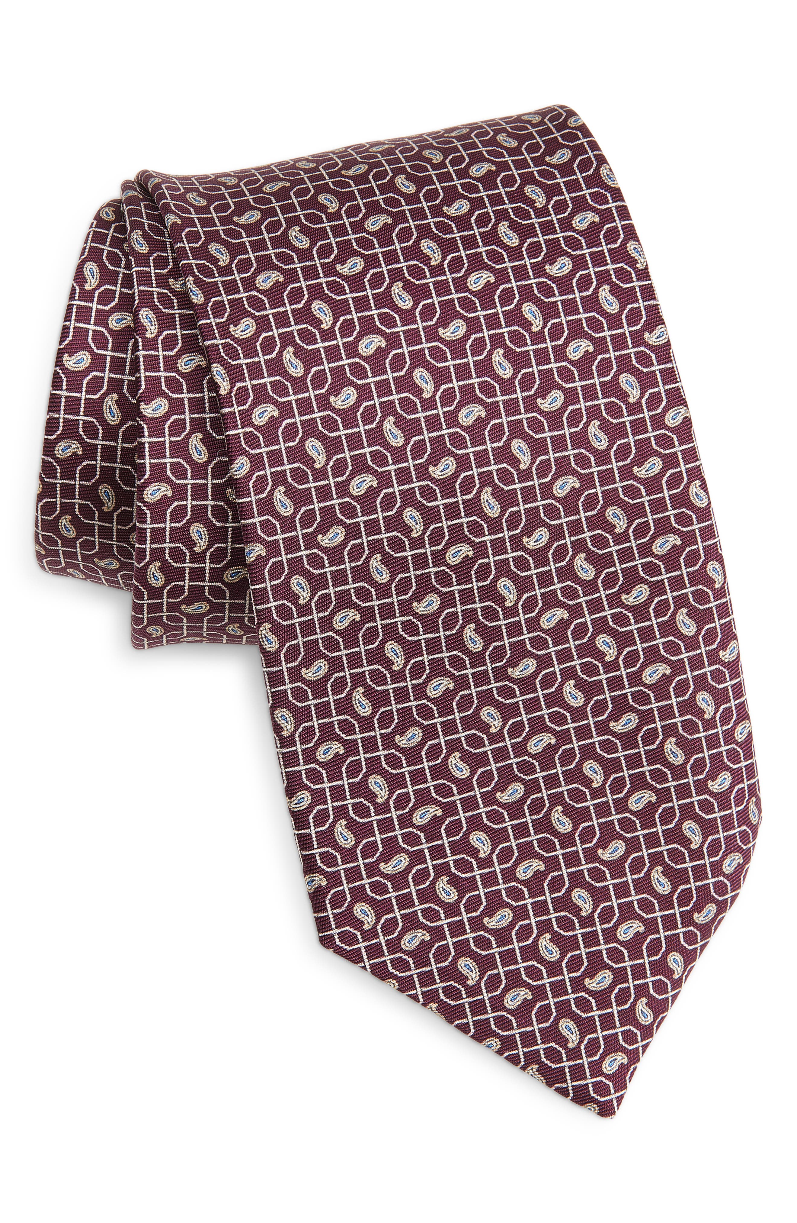 Paisley Silk Jacquard Tie