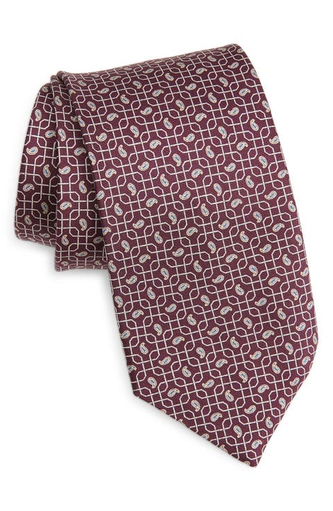 Paisley Silk Jacquard Tie