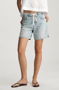 Mavi Jeans Nella Drawstring Mid Thigh Denim Shorts