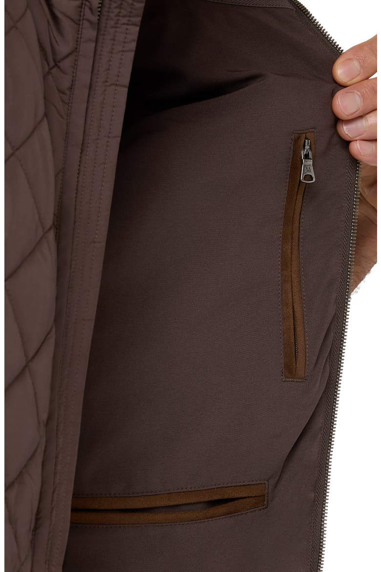 Brentwood Quilted Vest, Alternate, color, ESPRESSO