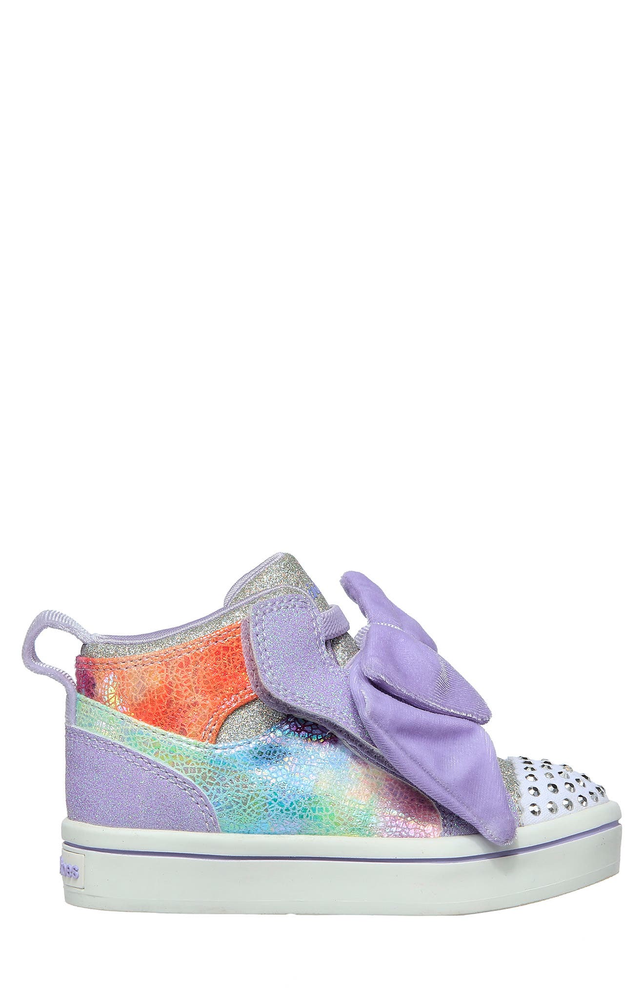 SKECHERS Twinkle Toes Shuffle Twi-Lites Light-Up Sneaker, Alternate, color, 