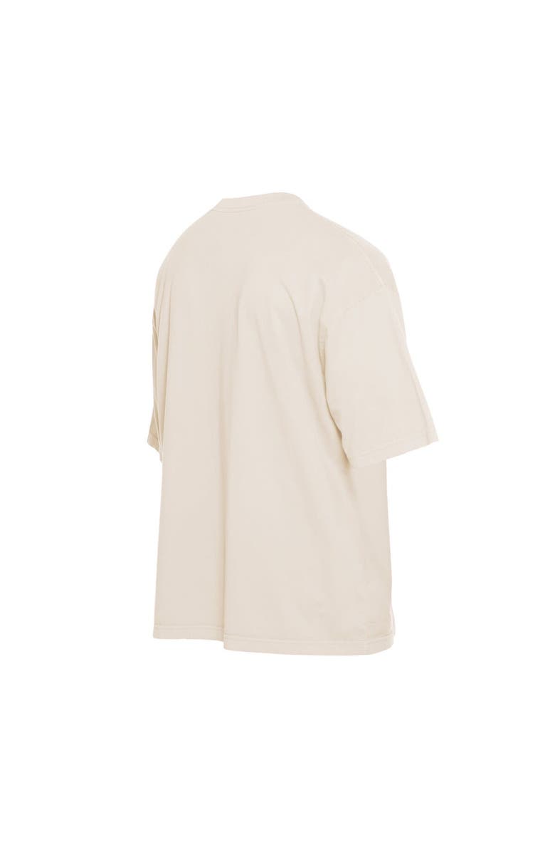 New Era Men's New Era Cream San Francisco Giants Cooperstown Collection Oversized Throwback Distressed T-Shirt, Alternate, color, 