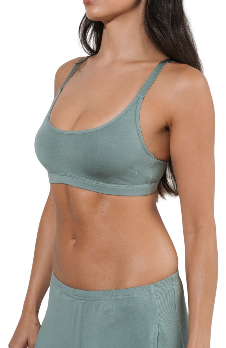 Vitality Vital Scoop Bralette, Alternate, color, Thyme