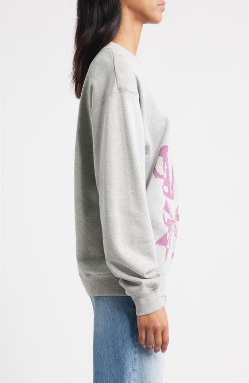 Golden Hour Eight Ball Collage Graphic Sweatshirt In Red
